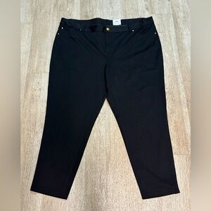 I.N.C. INTERNATIONAL CONCEPTS WOMENS BLACK SKINNY PANTS SIZE 28W